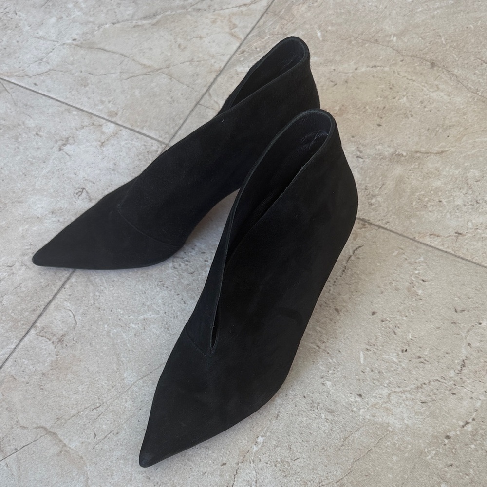 Celine Black Heeled Boots for Women